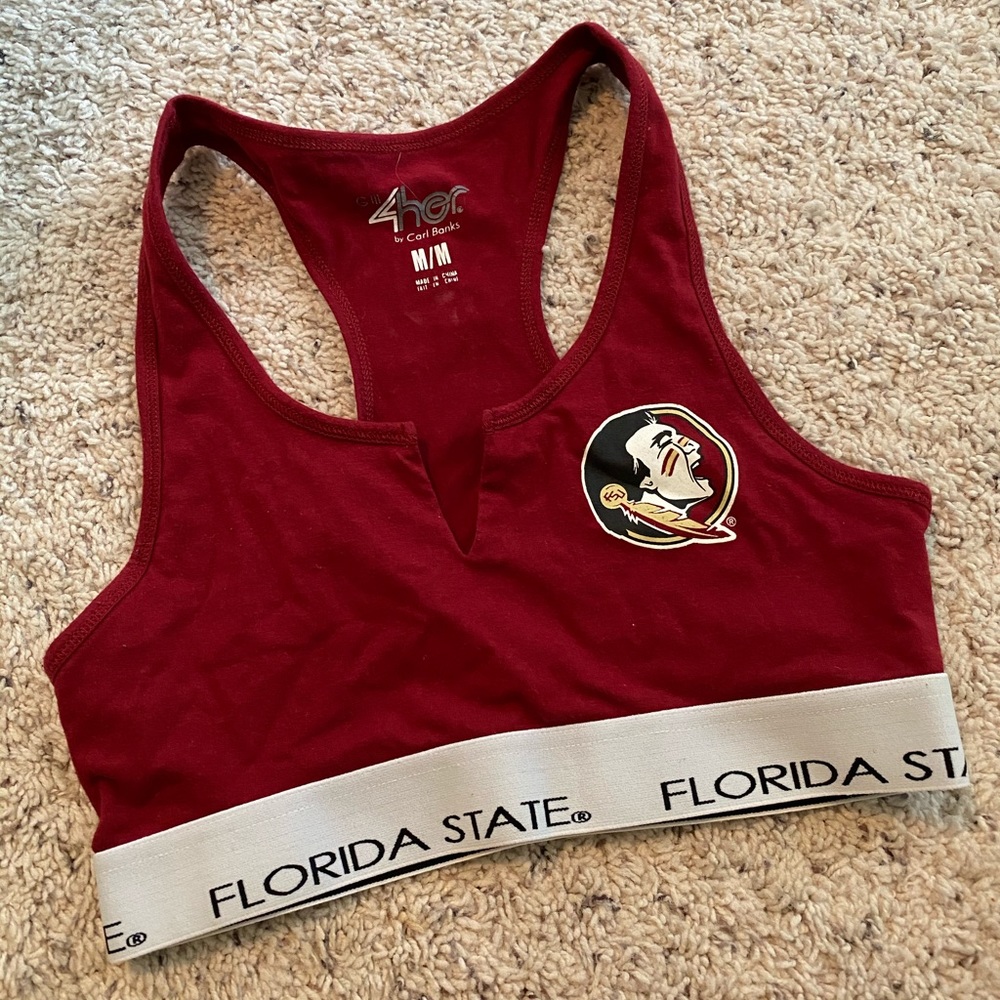 Florida State sports bra